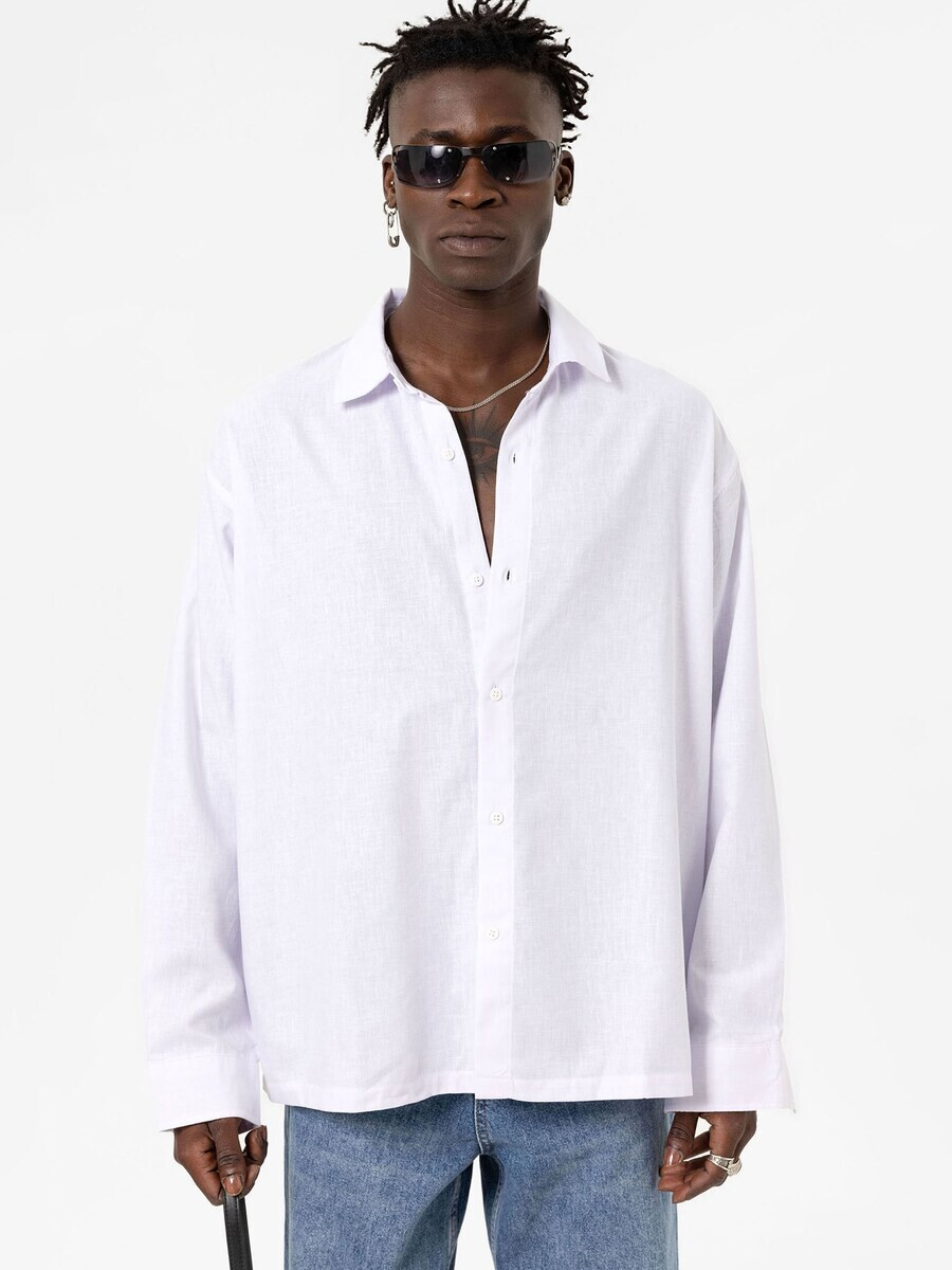 Повседневная рубашка VAMOS CLO Comfort fit Button Up Shirt, белый 
Повседневная рубашка VAMOS CLO Comfort fit Button Up Shirt, белый