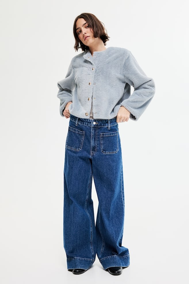 Кардиган тонкой вязки H&M, синий
Кардиган тонкой вязки H&M, синий