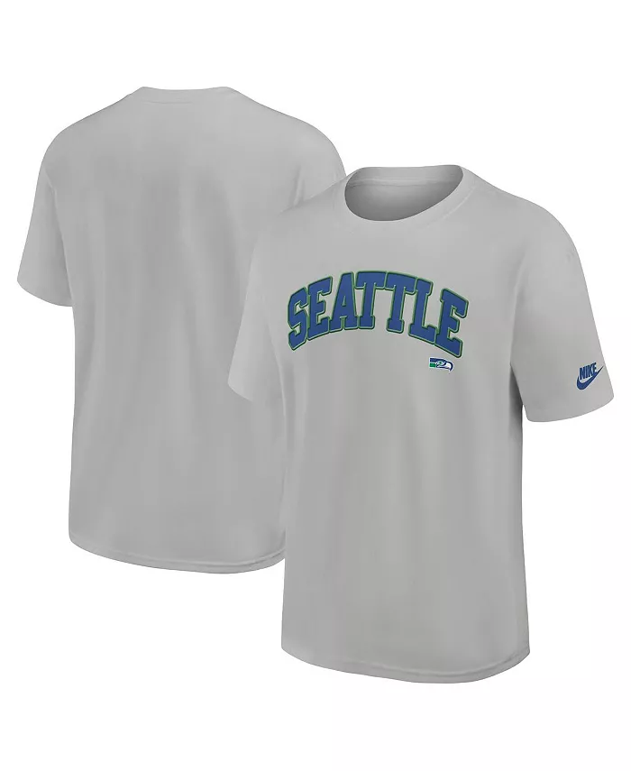 Мужская серебристая футболка Seattle Seahawks Rewind Max90 Statement Nike
Мужская серебристая футболка Seattle Seahawks Rewind Max90 Statement Nike