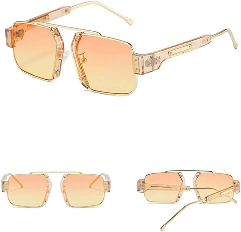 MUTYNE Модные мужские солнцезащитные очки UV400 в металлической оправе, сине-коричневые, унисекс, квадратные, для женщин, разноцветные, Orange Yellow Lens
MUTYNE Модные мужские солнцезащитные очки UV400 в металлической оправе, сине-коричневые, унисекс, квадратные, для женщин, разноцветные, Orange Yellow Lens