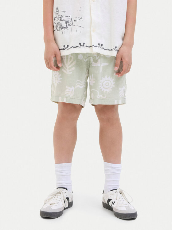 Шорты свободного кроя из ткани 12277599 Jack&Jones Junior, зеленый
Шорты свободного кроя из ткани 12277599 Jack&Jones Junior, зеленый