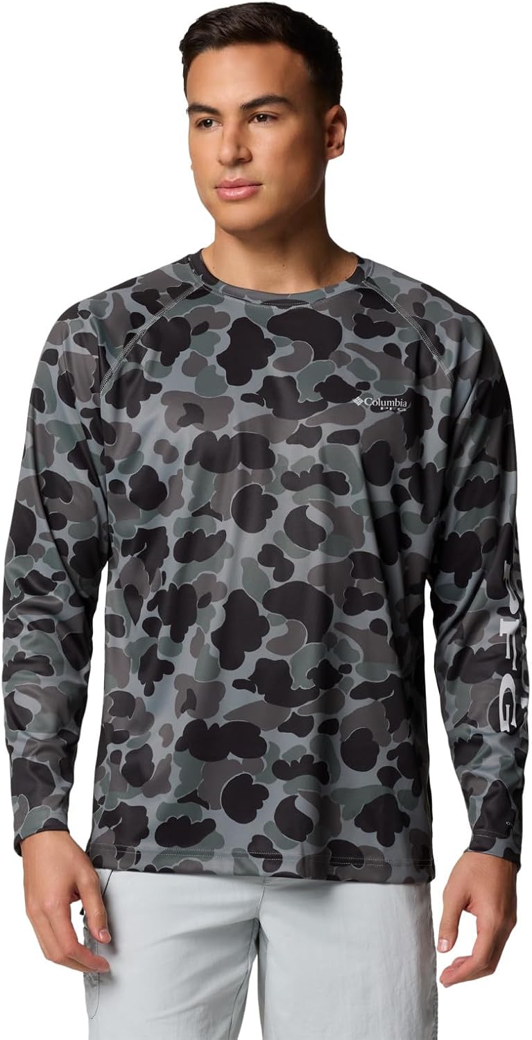 Columbia мужская футболка PFG Terminal Tackle с длинным рукавом, Black Deltahunter Camo
Columbia мужская футболка PFG Terminal Tackle с длинным рукавом, Black Deltahunter Camo