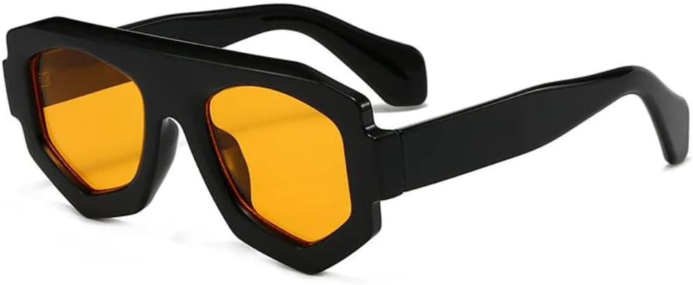 Винтажные солнцезащитные очки для женщин и мужчин, роскошные дизайнерские панк-очки, популярные солнцезащитные очки в крупной оправе с защитой от УФ-излучения UV400 SZVVBKK, Black Yellow
Винтажные солнцезащитные очки для женщин и мужчин, роскошные дизайнерские панк-очки, популярные солнцезащитные очки в крупной оправе с защитой от УФ-излучения UV400 SZVVBKK, Black Yellow