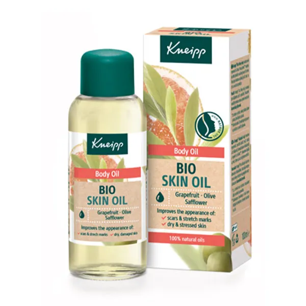 Улучшает внешний вид растяжек, шрамов и сухой или стрессовой кожи Bio Skin Oil Kneipp, 100 ml
Улучшает внешний вид растяжек, шрамов и сухой или стрессовой кожи Bio Skin Oil Kneipp, 100 ml