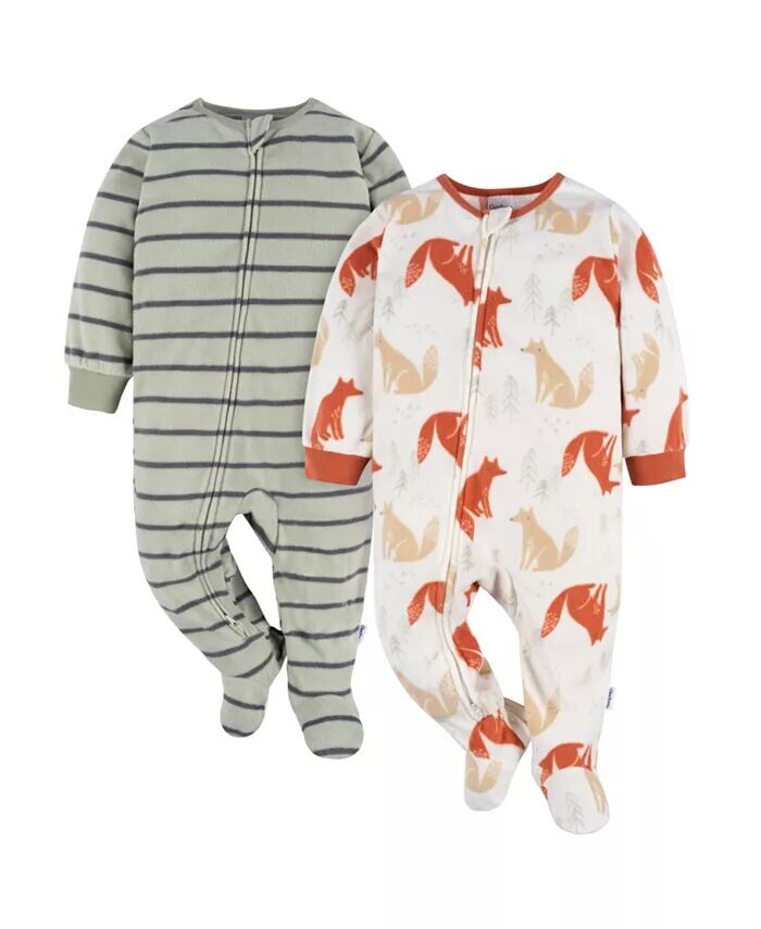 Пижама для маленьких мальчиков, упаковка из 2 штук Gerber, зеленый
Пижама для маленьких мальчиков, упаковка из 2 штук Gerber, зеленый