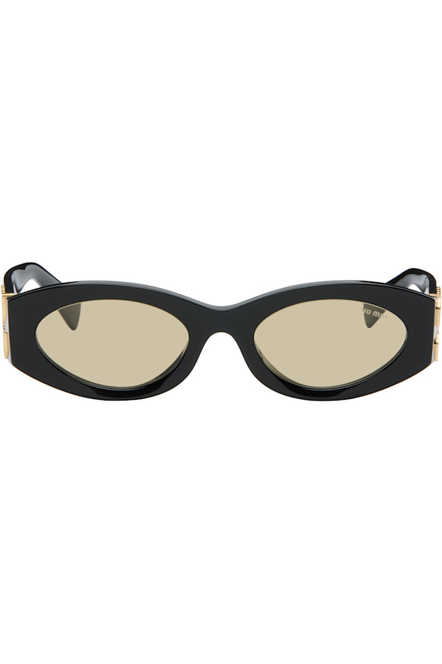 Miu Miu Eyewear Черные солнцезащитные очки Miu Glimpse
Miu Miu Eyewear Черные солнцезащитные очки Miu Glimpse
