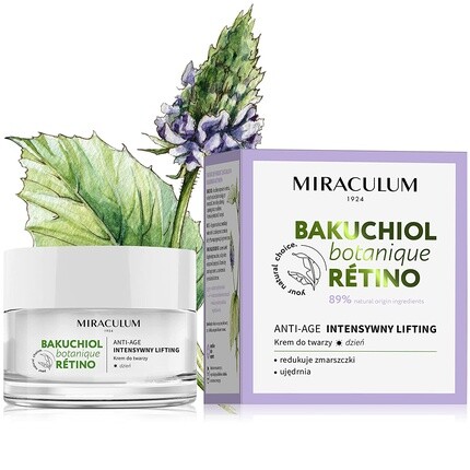 Miraculum Bakuchiol Антивозрастной дневной крем-лифтинг с SPF 50 мл, Miraculum 1924
Miraculum Bakuchiol Антивозрастной дневной крем-лифтинг с SPF 50 мл, Miraculum 1924