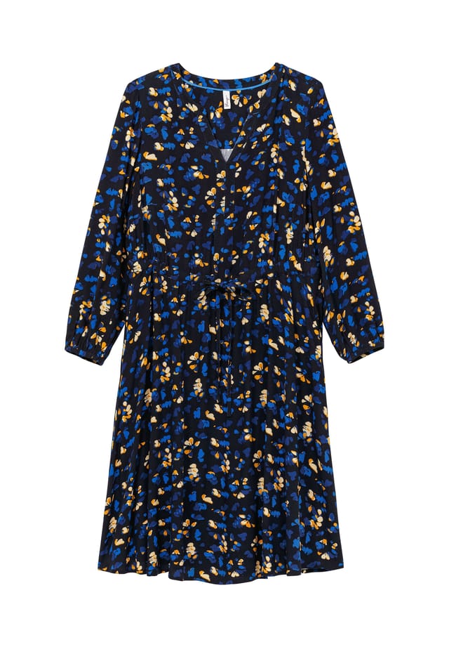 Платье с цветочным принтом из вискозного твила Sheego, синий
Платье с цветочным принтом из вискозного твила Sheego, синий