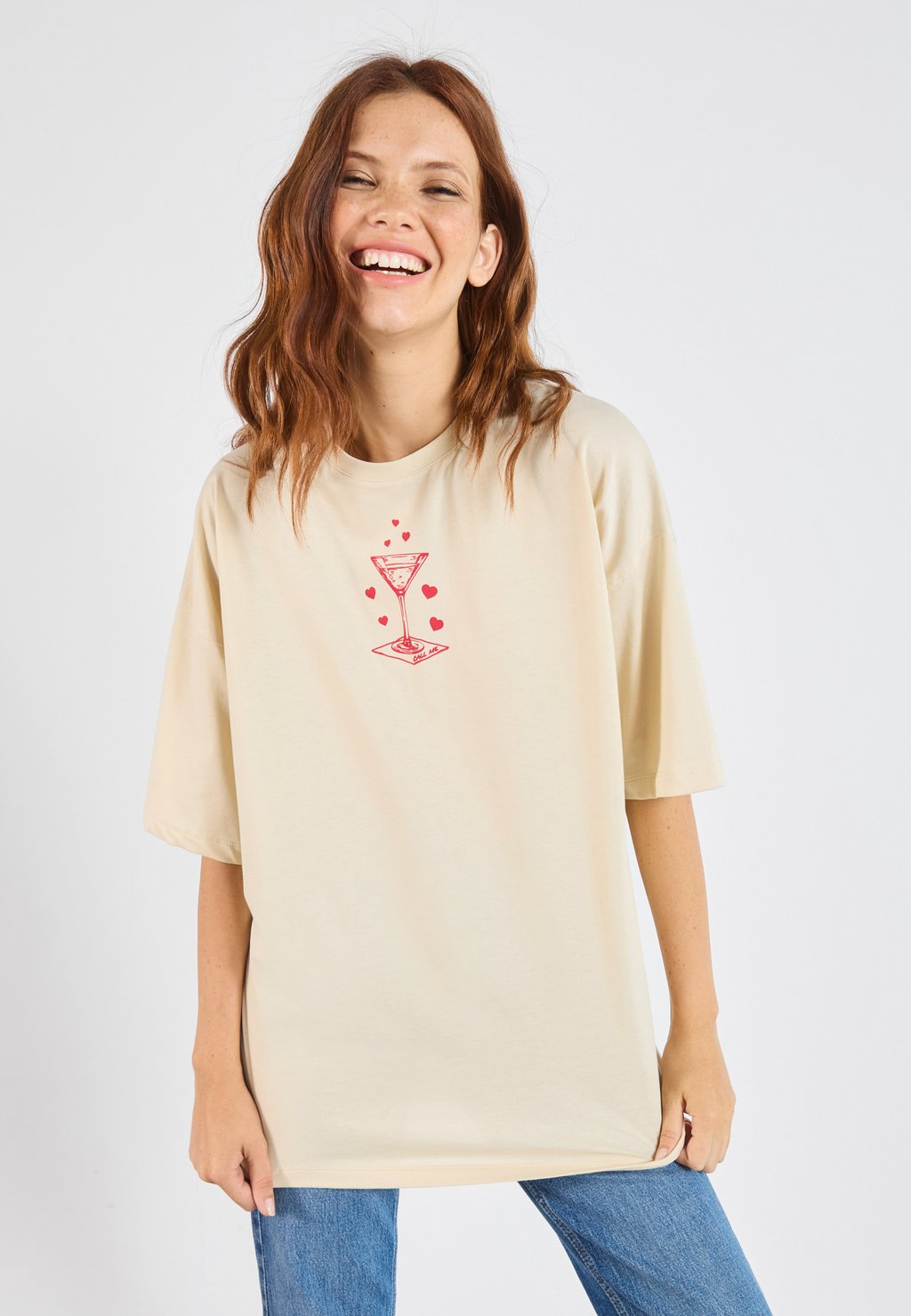 Футболка с принтом Even&Odd, бежевый
Футболка с принтом Even&Odd, бежевый