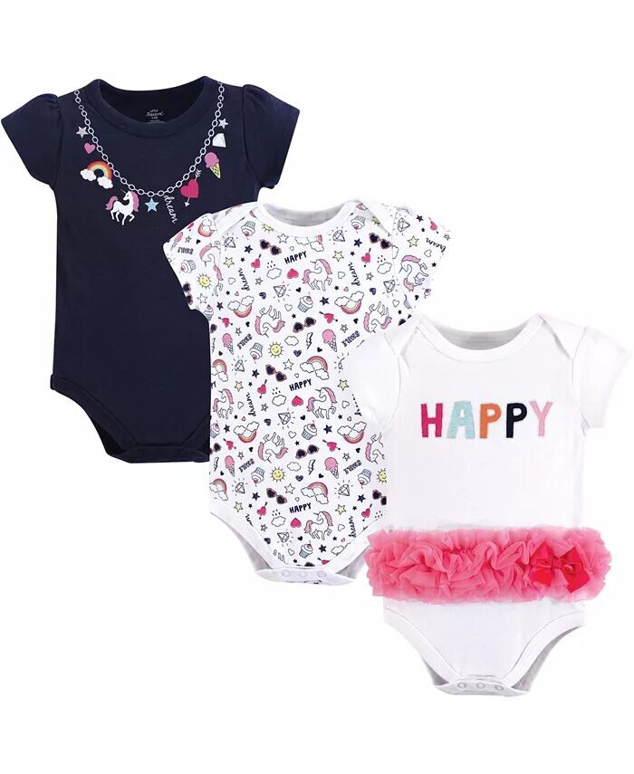 Хлопковые боди для новорожденных девочек Treasure Baby, 3 шт., с бантиками Little Treasure, белый
Хлопковые боди для новорожденных девочек Treasure Baby, 3 шт., с бантиками Little Treasure, белый