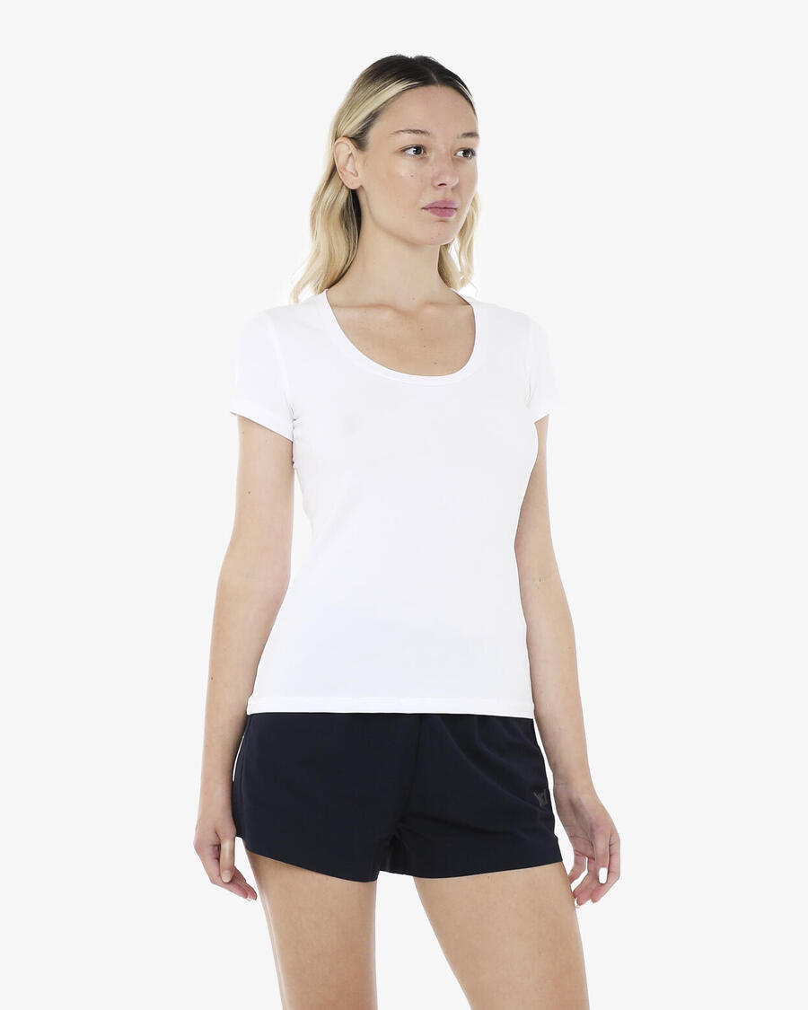 JAKED белая хлопковая фитнес-футболка для женщин
JAKED белая хлопковая фитнес-футболка для женщин