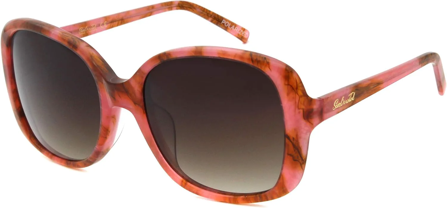 Ретро-солнцезащитные очки квадратной формы для женщин, модные поляризованные солнцезащитные очки, защита от УФ-излучения, толстая оправа SunCristal, Pink
Ретро-солнцезащитные очки квадратной формы для женщин, модные поляризованные солнцезащитные очки, защита от УФ-излучения, толстая оправа SunCristal, Pink