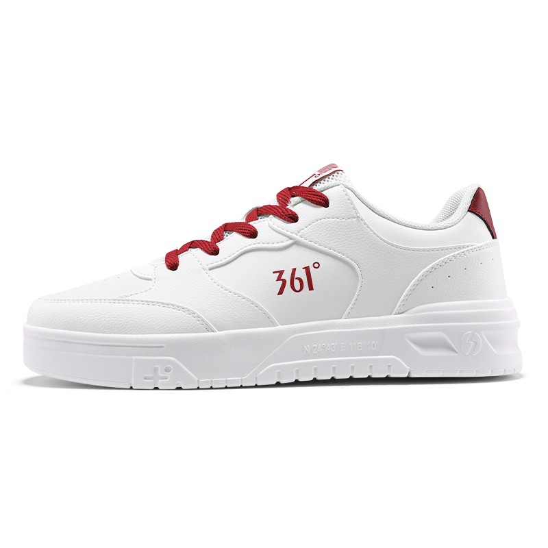 361° Низкие противоскользящие и износостойкие кроссовки для скейтбординга Coverage, мужские, белые, красные
361° Низкие противоскользящие и износостойкие кроссовки для скейтбординга Coverage, мужские, белые, красные