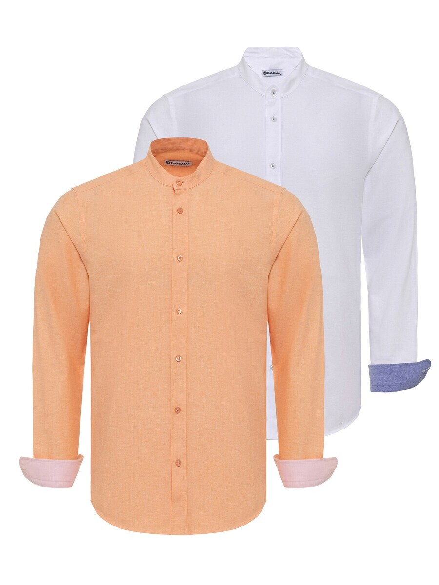 Повседневная рубашка Dandalo Slim fit Button Up Shirt, цвет blue/orange
Повседневная рубашка Dandalo Slim fit Button Up Shirt, цвет blue/orange