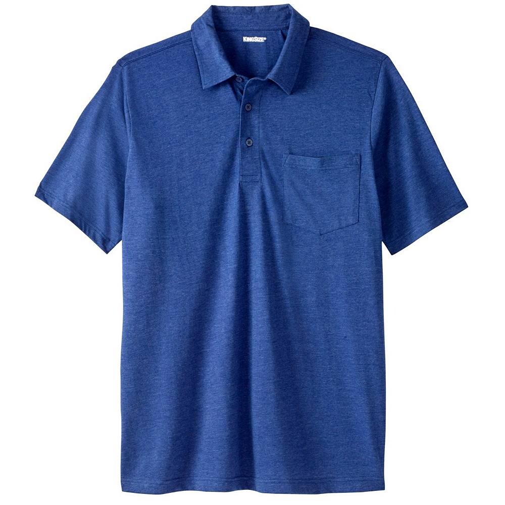 Мужская легкая безусадочная футболка-поло Kingsize Big & Tall KingSize, цвет Heather Navy
Мужская легкая безусадочная футболка-поло Kingsize Big & Tall KingSize, цвет Heather Navy
