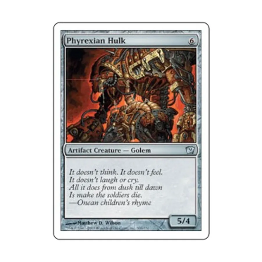 CCG Фирексийский Халк (U), MTG - 9th Edition
CCG Фирексийский Халк (U), MTG - 9th Edition