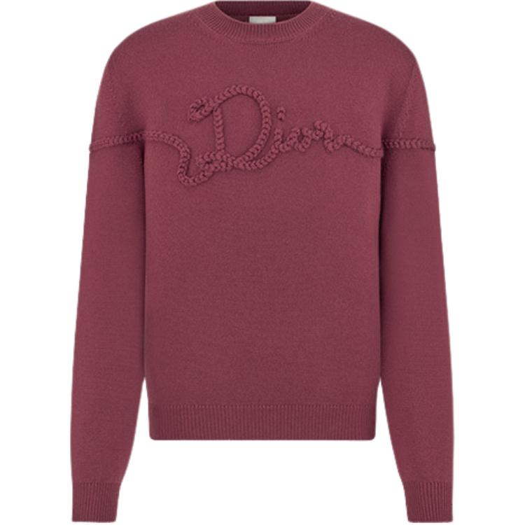 DIOR Свитер мужской бордовый
DIOR Свитер мужской бордовый
