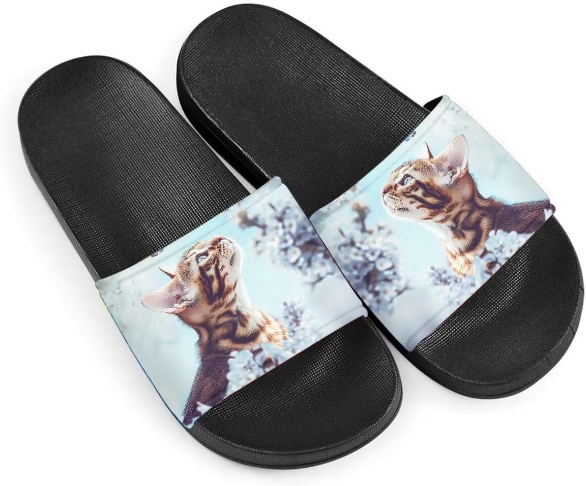 Женские легкие сандалии Cat Cusual, широкие шлепанцы с противоскользящей подошвой для дома, улицы и пляжа Getelinseng, Cute Cat Flower
Женские легкие сандалии Cat Cusual, широкие шлепанцы с противоскользящей подошвой для дома, улицы и пляжа Getelinseng, Cute Cat Flower