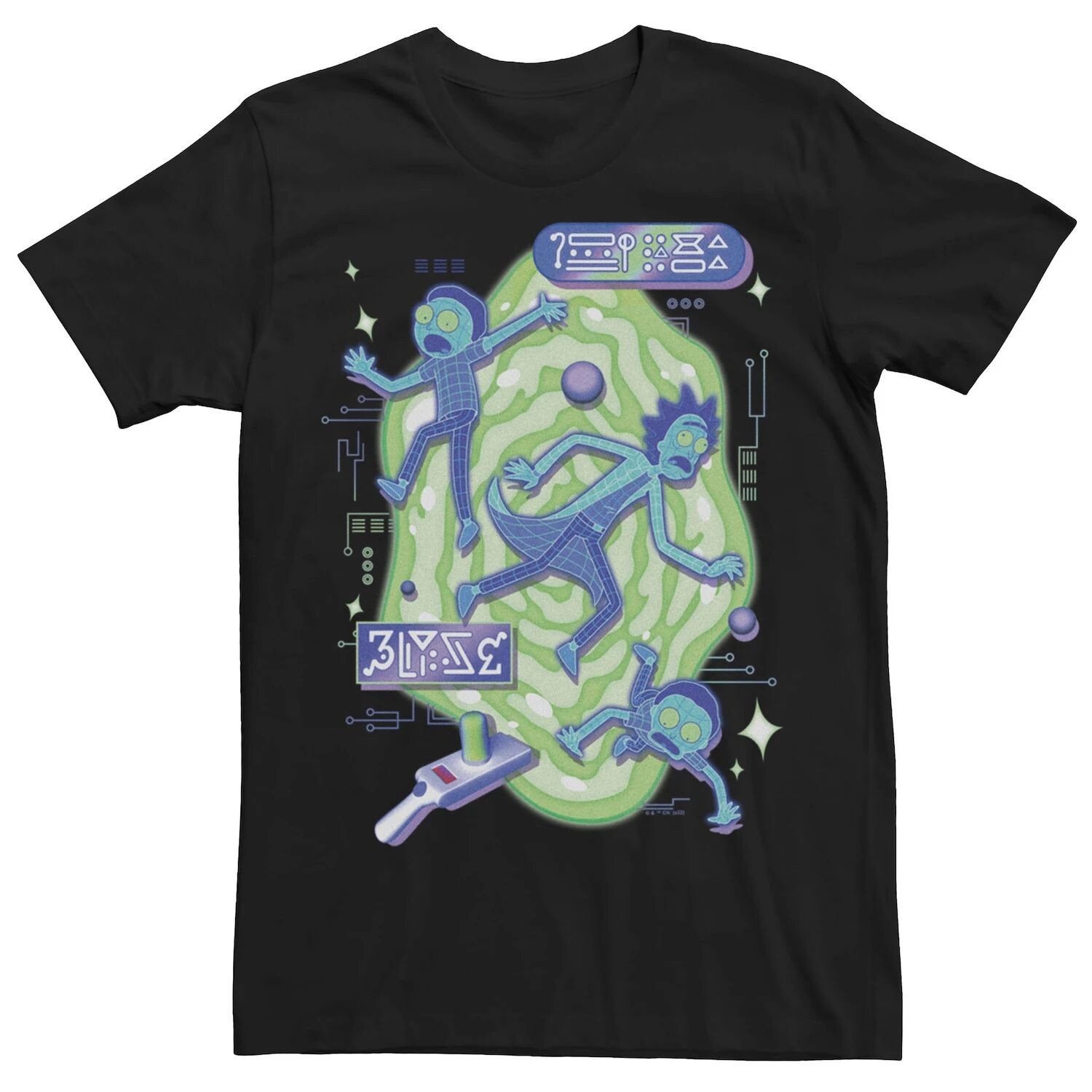 Мужская неоновая голографическая футболка с изображением Рика и Морти Licensed Character
Мужская неоновая голографическая футболка с изображением Рика и Морти Licensed Character