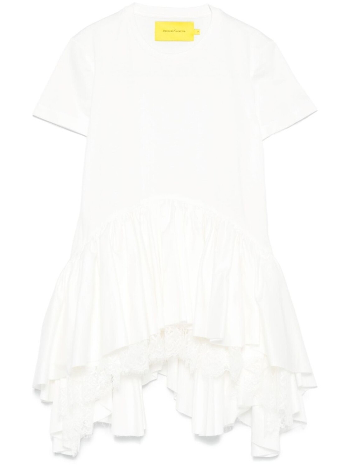 Футболка с оборками Marques'Almeida, белый
Футболка с оборками Marques'Almeida, белый