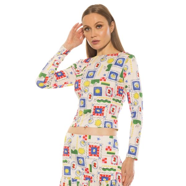 Женская блузка с длинным рукавом и лодочкой "Dahlia" Alexia Admor, цвет ivory stamps
Женская блузка с длинным рукавом и лодочкой "Dahlia" Alexia Admor, цвет ivory stamps