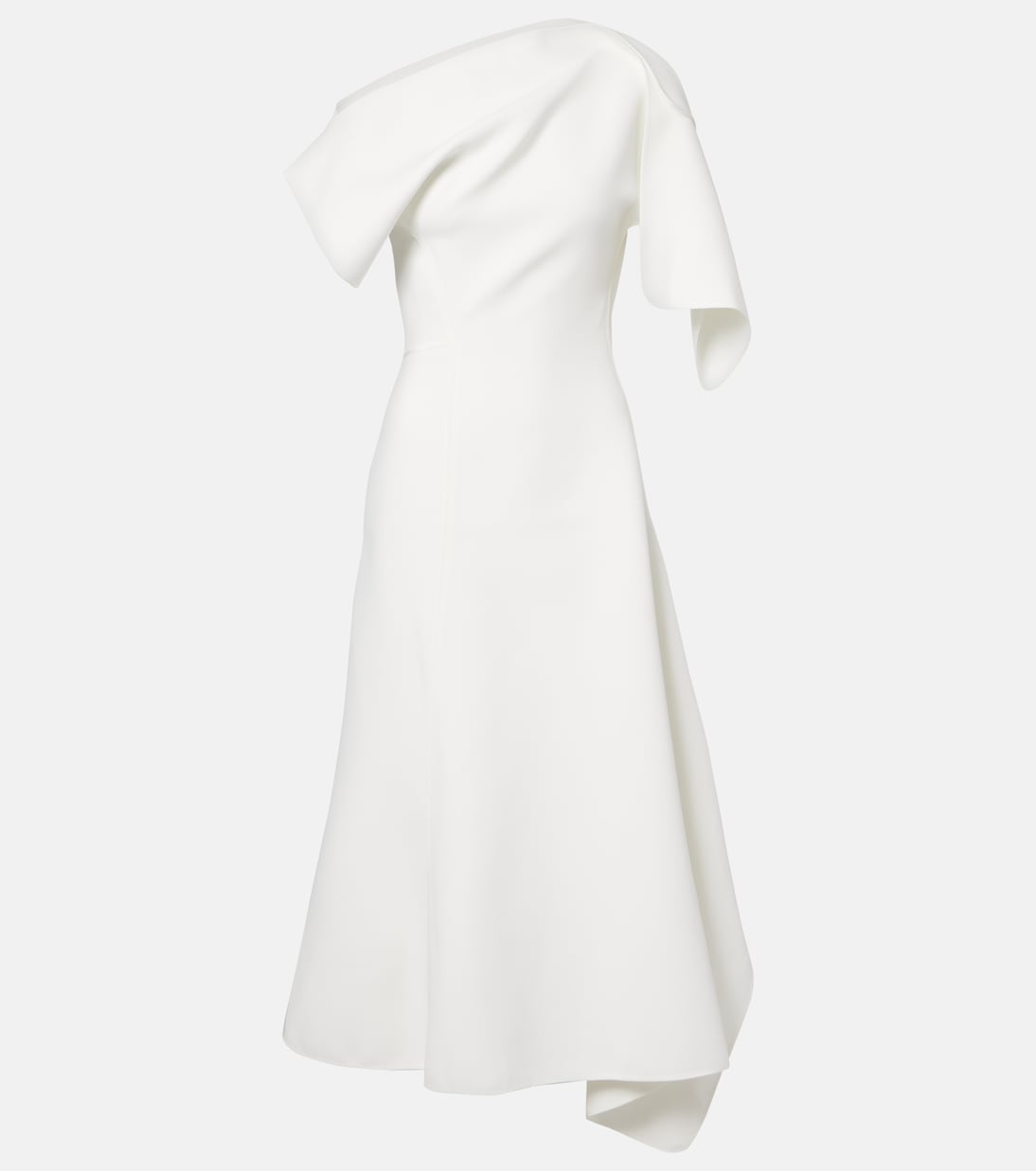 Асимметричное платье миди с драпировкой в виде диадемы Maticevski, белый
Асимметричное платье миди с драпировкой в виде диадемы Maticevski, белый