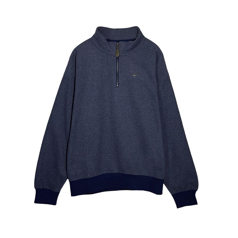 Nike Мужской трикотаж, темно-синий, с воротником-стойкой, средней жесткости
Nike Мужской трикотаж, темно-синий, с воротником-стойкой, средней жесткости