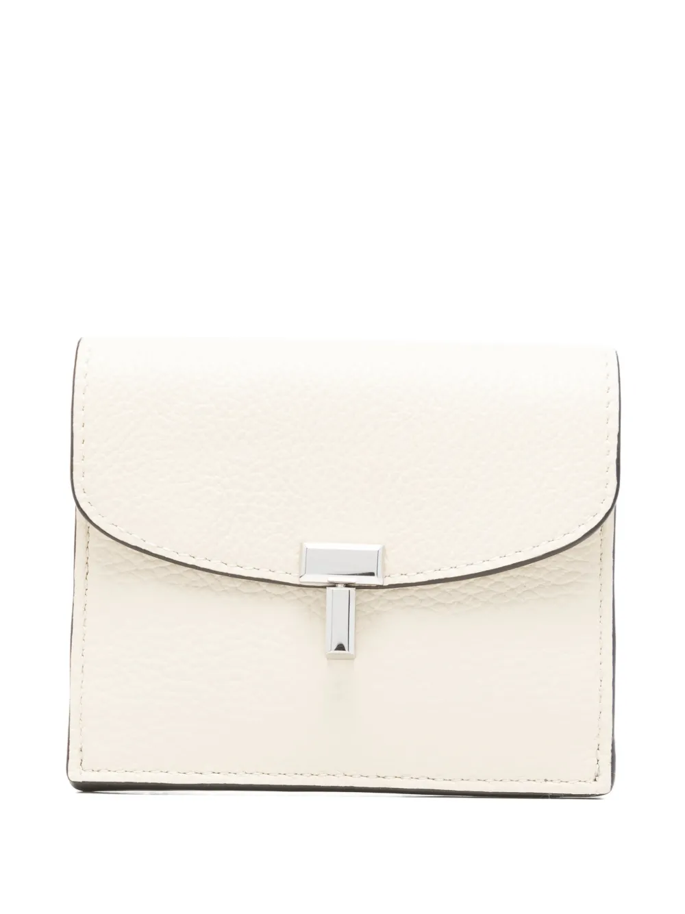 Кожаный кардхолдер с застежкой T-lock Toteme, бежевый
Кожаный кардхолдер с застежкой T-lock Toteme, бежевый