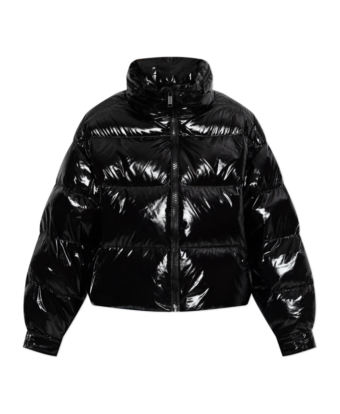 Пуховая куртка с глянцевой отделкой Michael Kors, черный
Пуховая куртка с глянцевой отделкой Michael Kors, черный