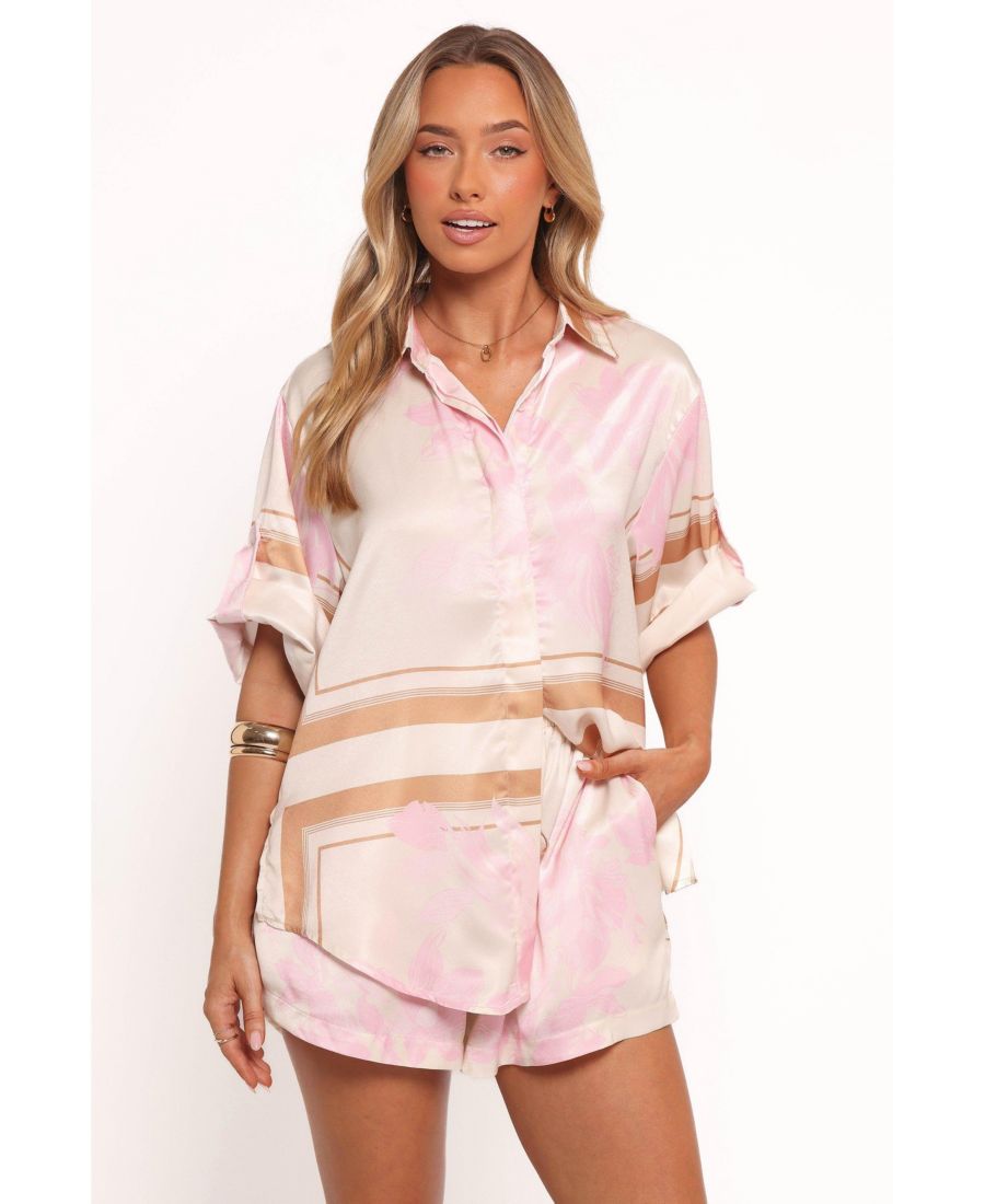 Женская рубашка Лара Petal and Pup, Pink print
Женская рубашка Лара Petal and Pup, Pink print