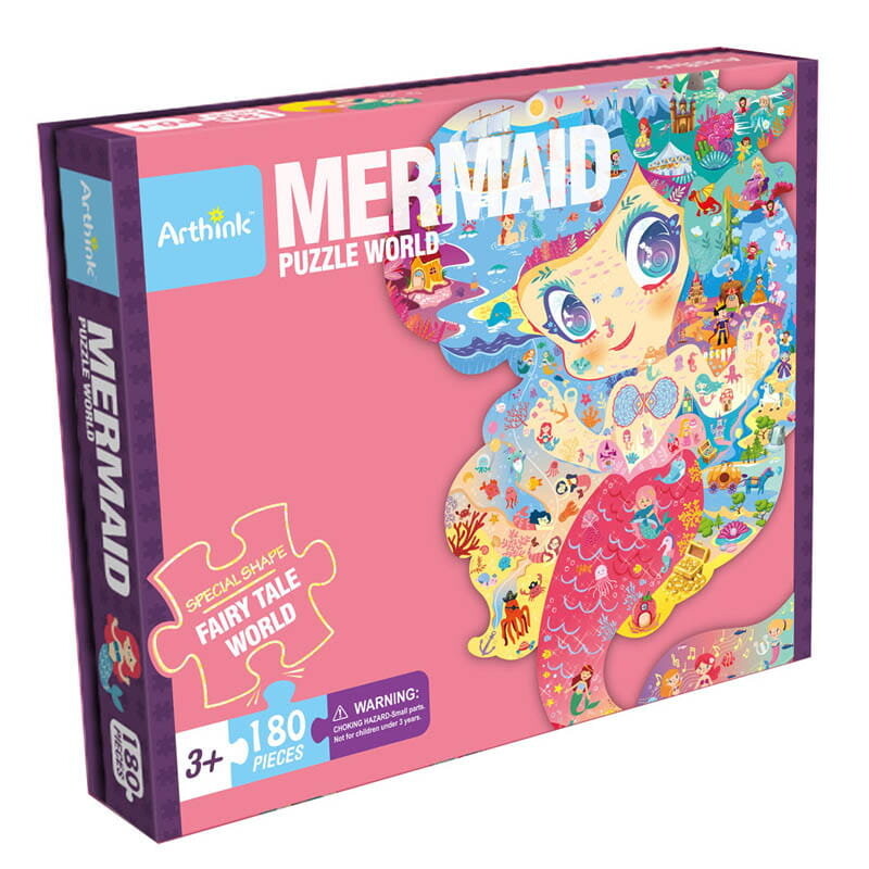 Arthink, пазл, Развивающий - Большой - Русалка - Сказка, 180 шт.
Arthink, пазл, Развивающий - Большой - Русалка - Сказка, 180 шт.