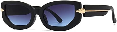 Маленькие прямоугольные солнцезащитные очки для мужчин и женщин, дорожные солнцезащитные очки в винтажном ретро-стиле с защитой от УФ-излучения UV400 MTZJH, Black Blue
Маленькие прямоугольные солнцезащитные очки для мужчин и женщин, дорожные солнцезащитные очки в винтажном ретро-стиле с защитой от УФ-излучения UV400 MTZJH, Black Blue