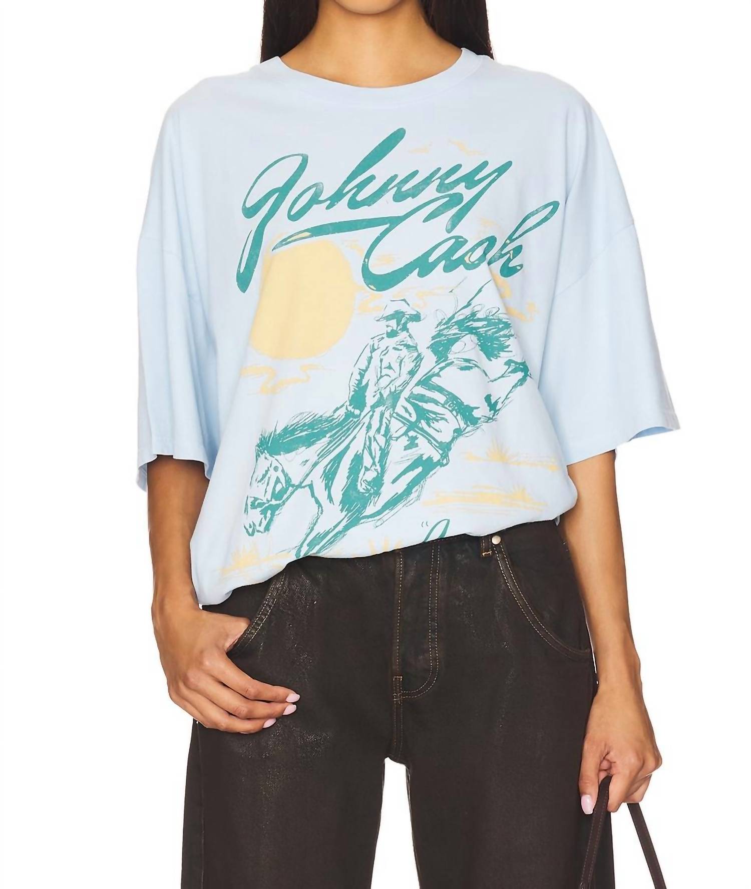 Футболка с короткими рукавами Johnny Cash нежно-голубого цвета Daydreamer, голубой
Футболка с короткими рукавами Johnny Cash нежно-голубого цвета Daydreamer, голубой
