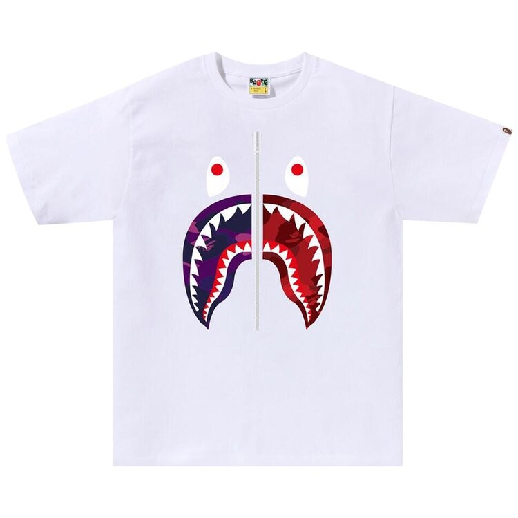 Футболка BAPE Color Camo Separate Shark Tee, цвет White/Purple
Футболка BAPE Color Camo Separate Shark Tee, цвет White/Purple