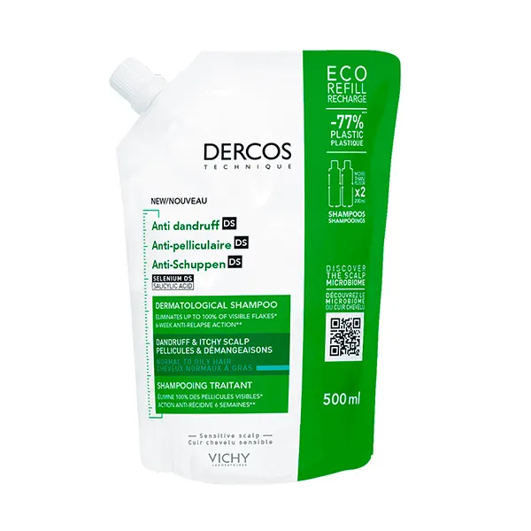 Против перхоти Recarga Champú Vichy, 500 ml
Против перхоти Recarga Champú Vichy, 500 ml
