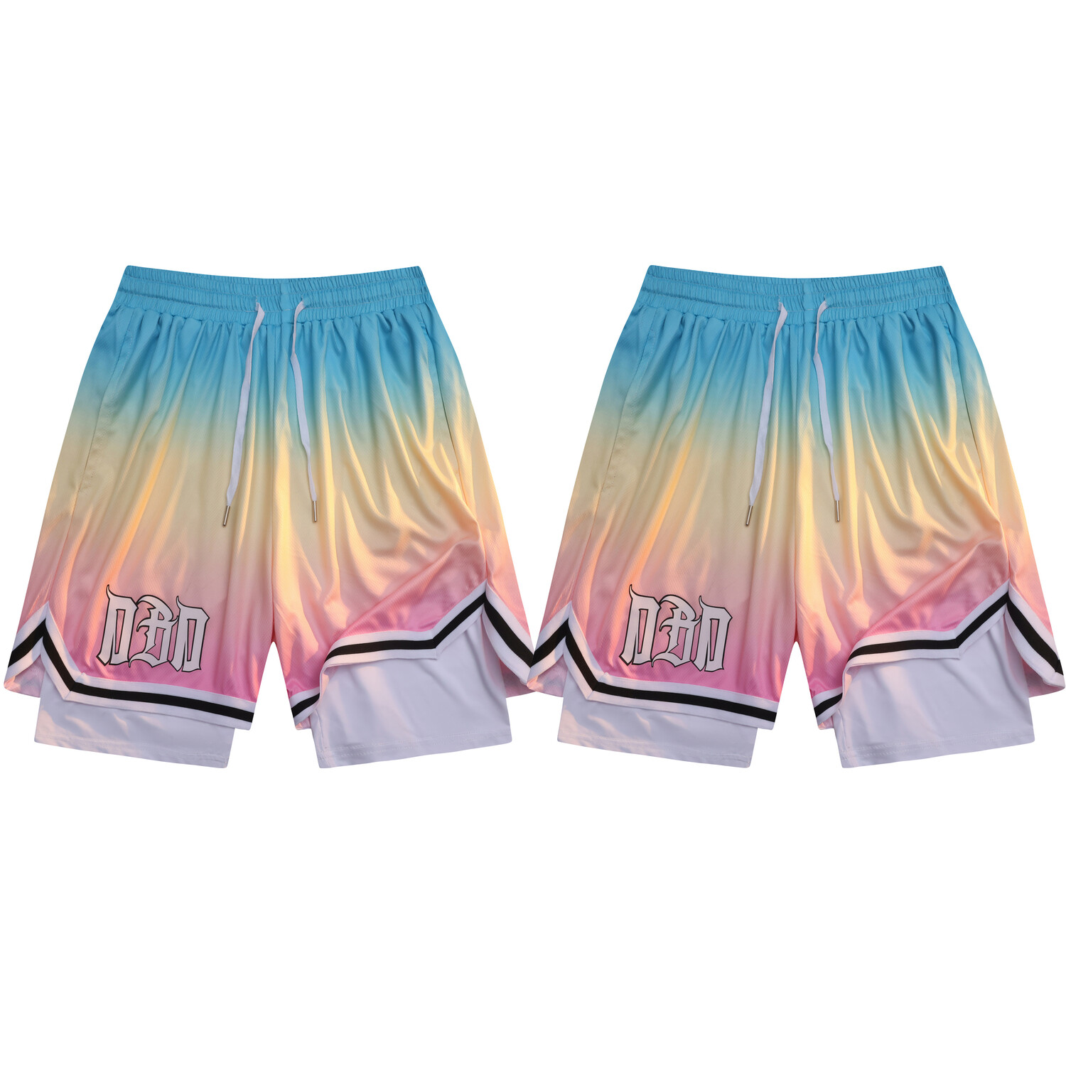 Баскетбольные шорты унисекс Dbd Wh, Черный 
Баскетбольные шорты унисекс Dbd Wh, Черный