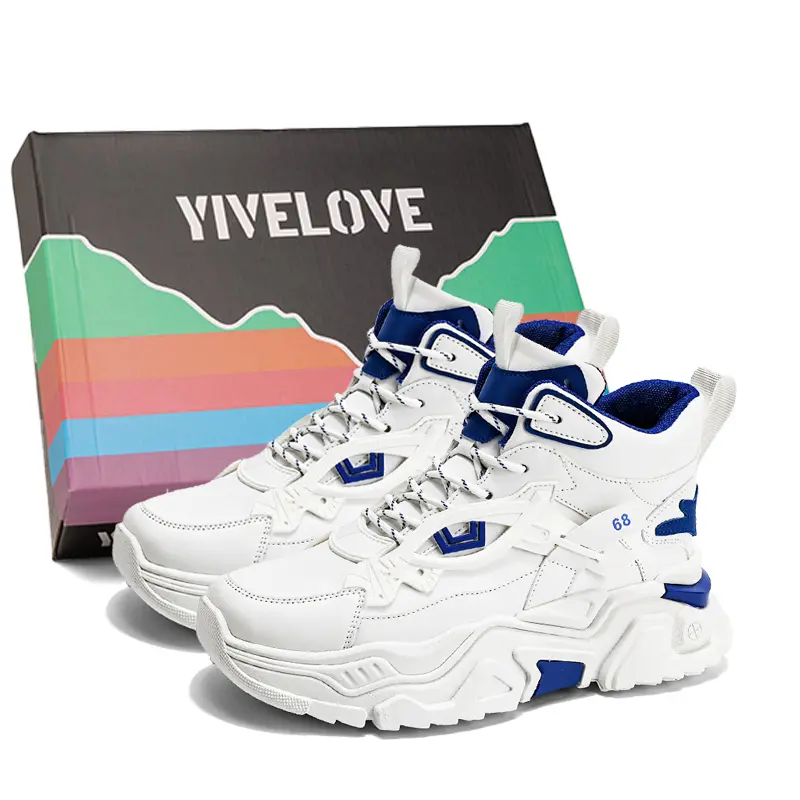 YIVELOVE Антискользящие и износостойкие высокие повседневные туфли для мужчин с эффектом увеличения роста - белые (всесезонные), цвет White (All-Season)
YIVELOVE Антискользящие и износостойкие высокие повседневные туфли для мужчин с эффектом увеличения роста - белые (всесезонные), цвет White (All-Season)