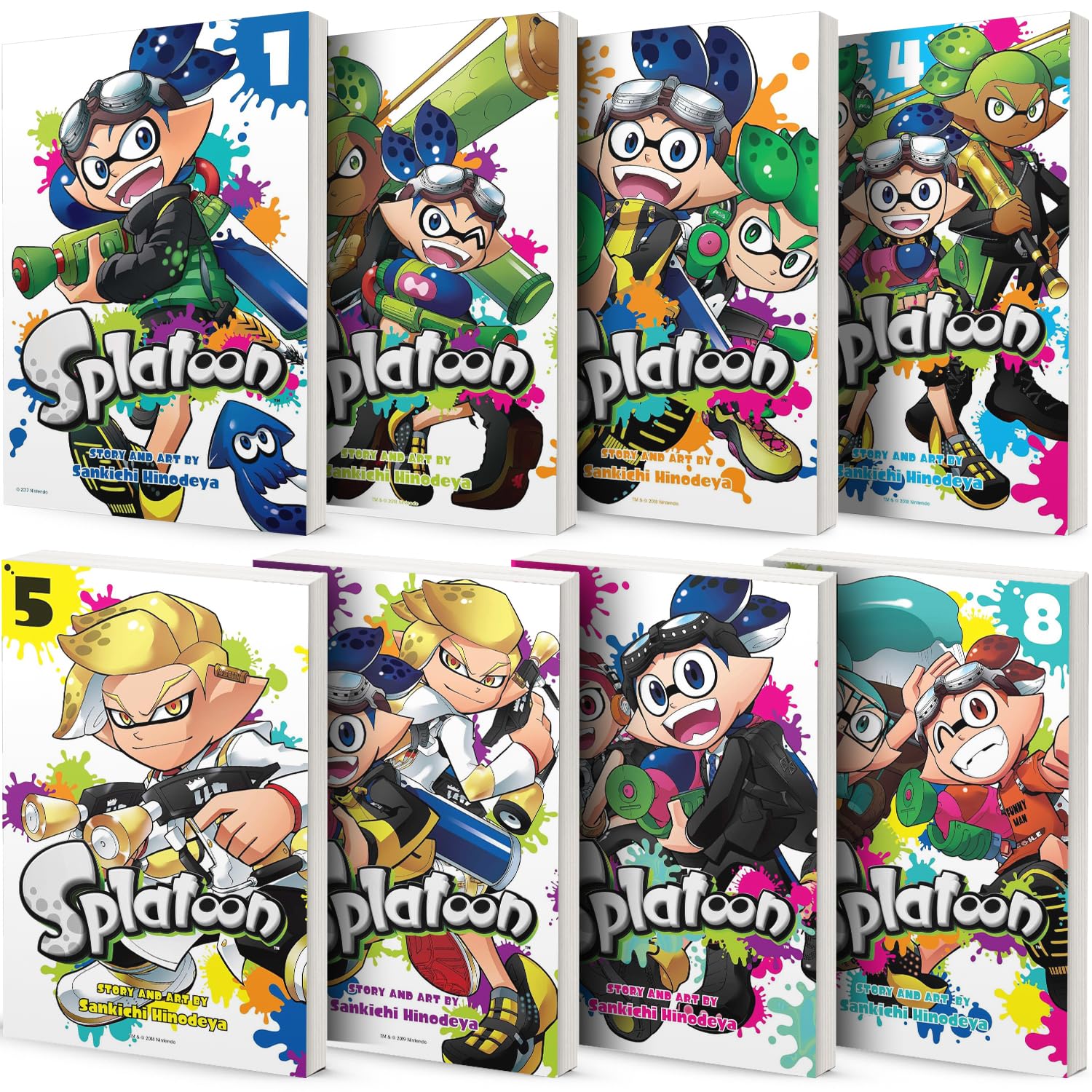 Splatoon Manga, Vol. 1-8 (Generic)
Splatoon Manga, Vol. 1-8 (Generic)