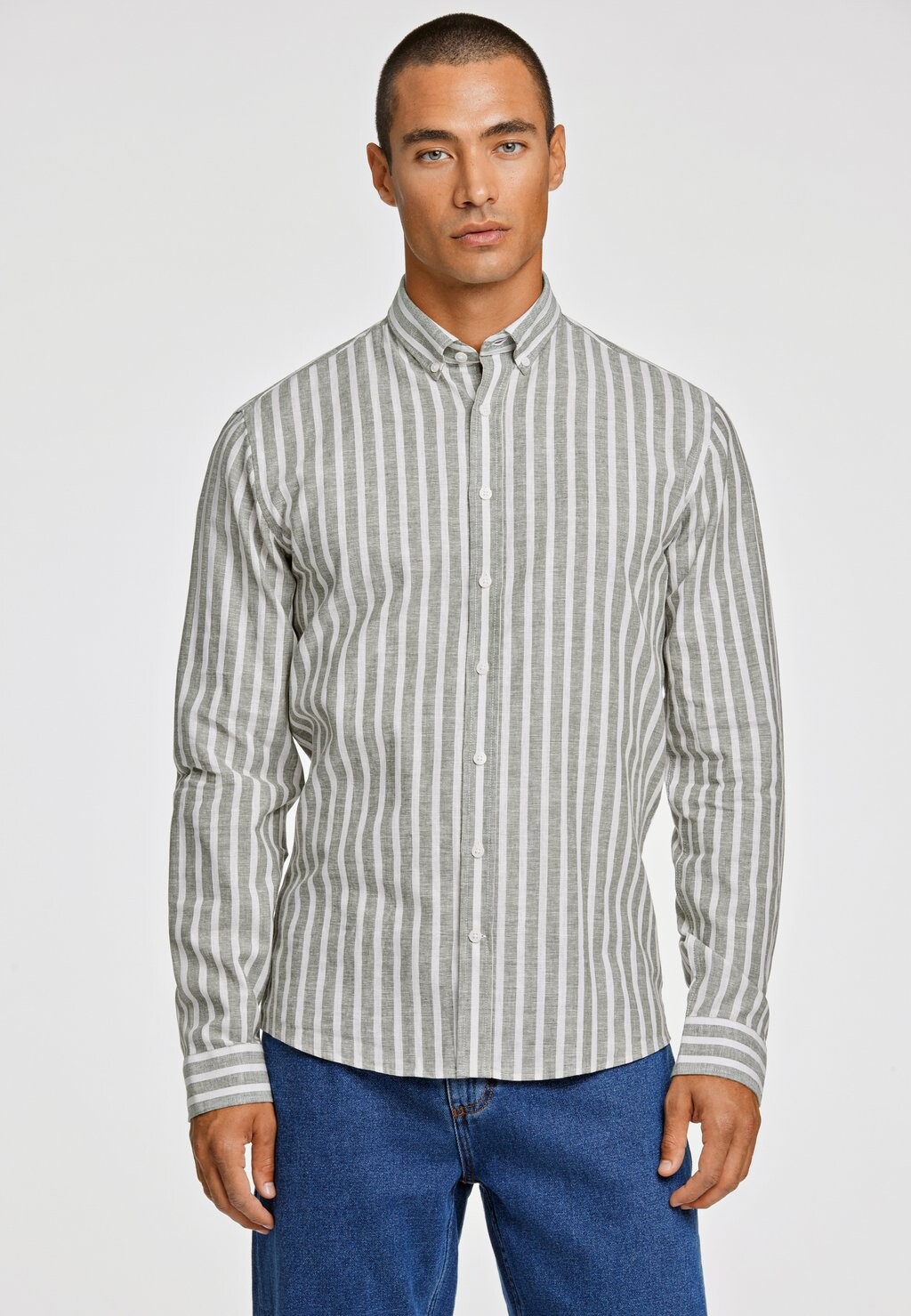 Рубашка STRIPED Lindbergh, цвет army
Рубашка STRIPED Lindbergh, цвет army