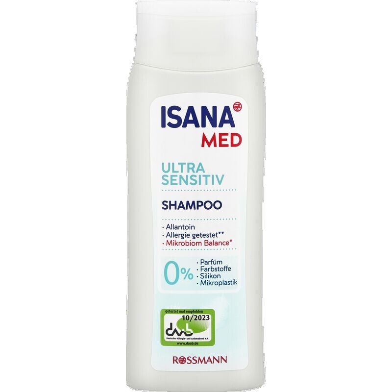 Шампунь на каждый день (ультрачувствительный) ISANA, 200 ml
Шампунь на каждый день (ультрачувствительный) ISANA, 200 ml