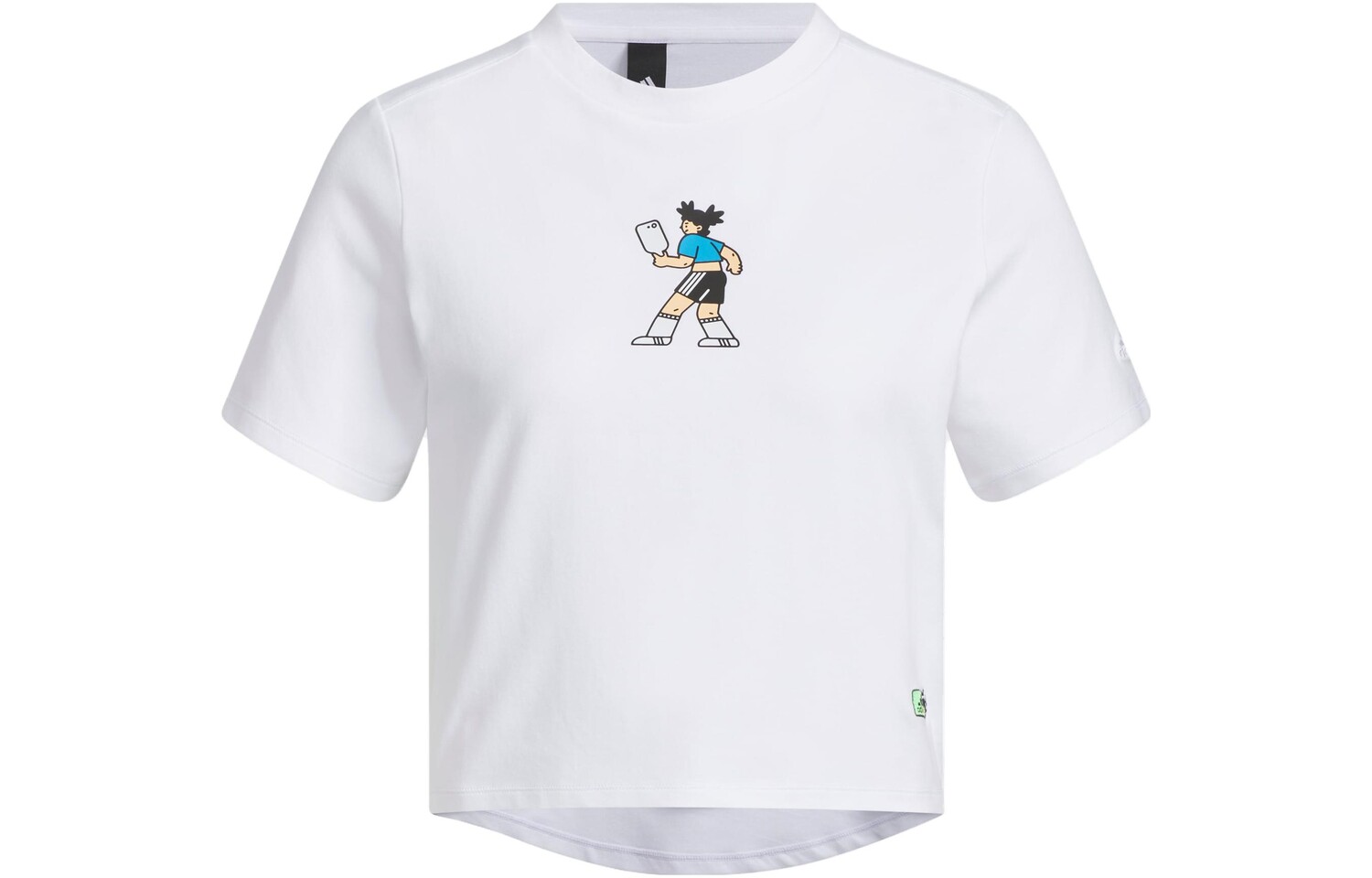 Женский укороченный топ adidas, Белый
Женский укороченный топ adidas, Белый