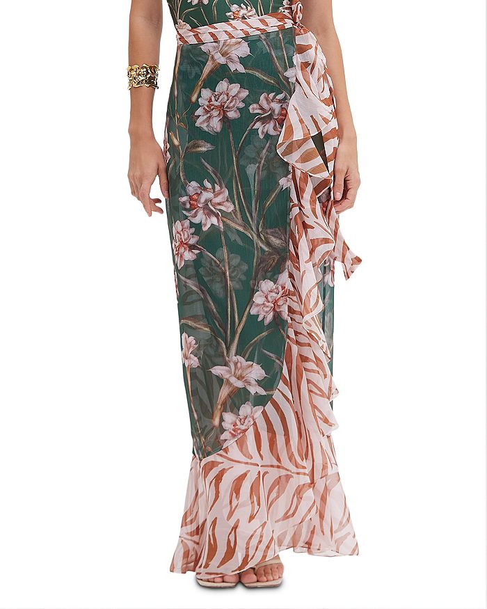 Темно-зеленая ботаническая юбка-обертка в ретро стиле PatBO, зеленый
Темно-зеленая ботаническая юбка-обертка в ретро стиле PatBO, зеленый