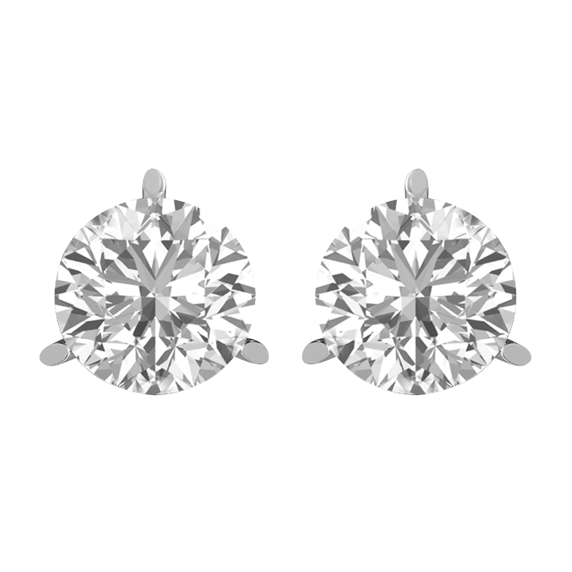 Серьги-гвоздики с 3 зубцами, 14-каратное золото, круглые лабораторные бриллианты 1 карат Diamond2Deal, белый
Серьги-гвоздики с 3 зубцами, 14-каратное золото, круглые лабораторные бриллианты 1 карат Diamond2Deal, белый