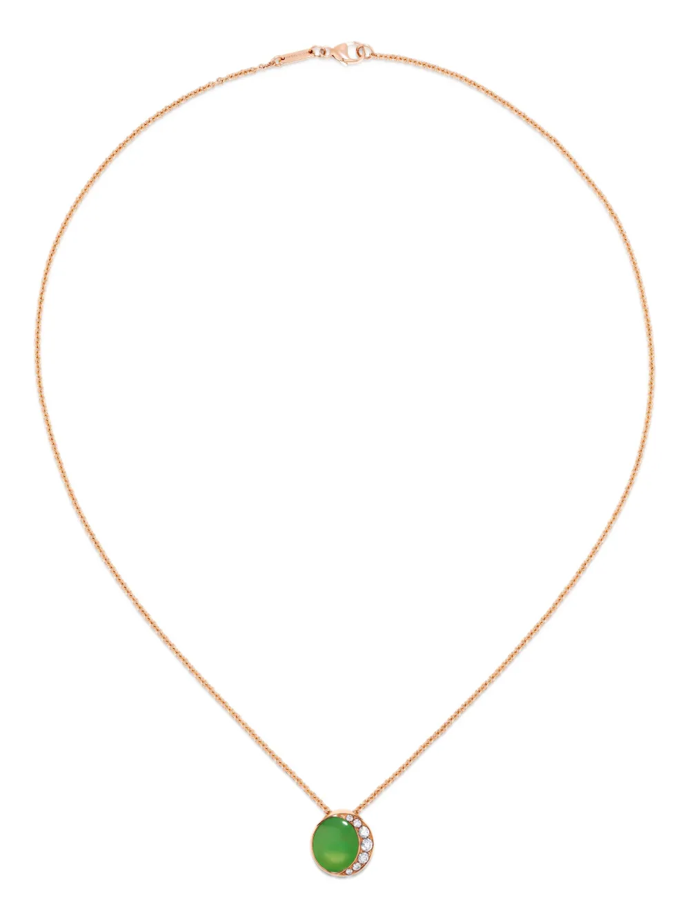 Колье из 18-каратного розового золота с хризопразом Фортуна David Morris, зеленый
Колье из 18-каратного розового золота с хризопразом Фортуна David Morris, зеленый