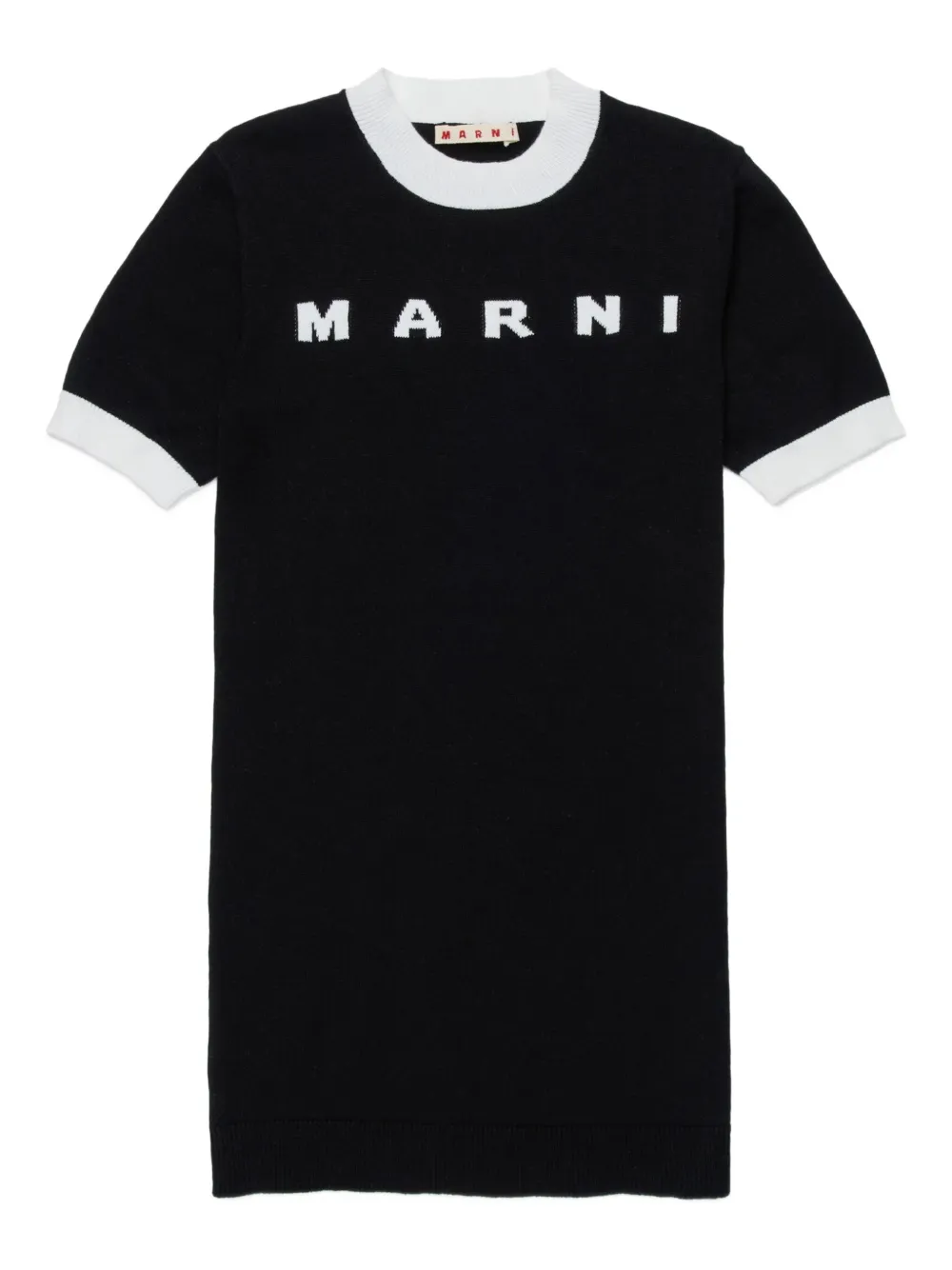 Платье с вышитым логотипом Marni Kids, черный
Платье с вышитым логотипом Marni Kids, черный