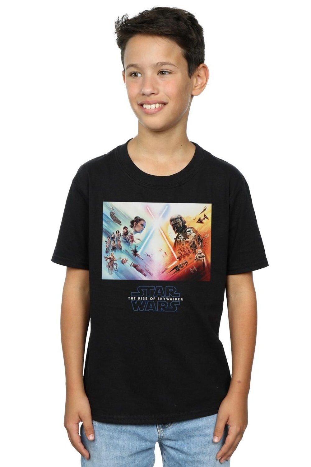Футболка с боевым плакатом «Звездные войны: Скайуокер. Восхождение» Star Wars, черный
Футболка с боевым плакатом «Звездные войны: Скайуокер. Восхождение» Star Wars, черный