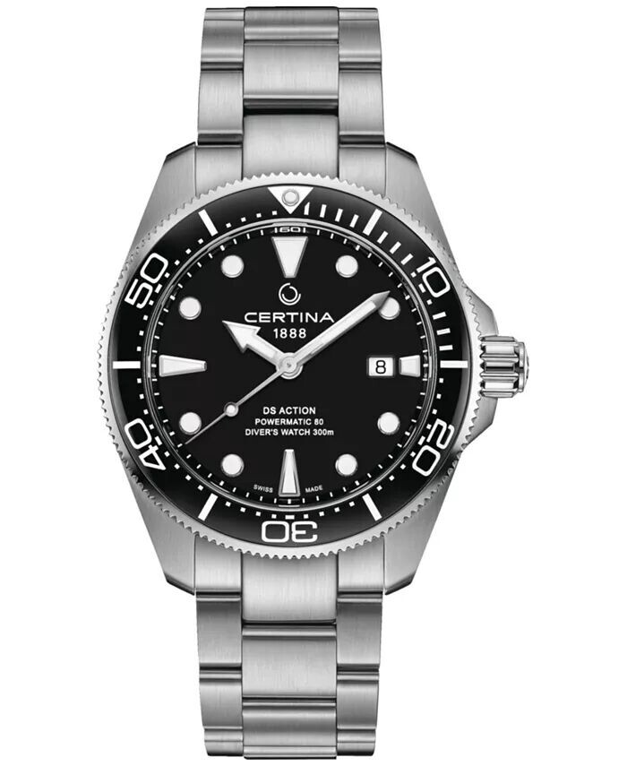 Мужские швейцарские часы Autometic DS Action Diver с браслетом из нержавеющей стали, 43 мм Certina
Мужские швейцарские часы Autometic DS Action Diver с браслетом из нержавеющей стали, 43 мм Certina