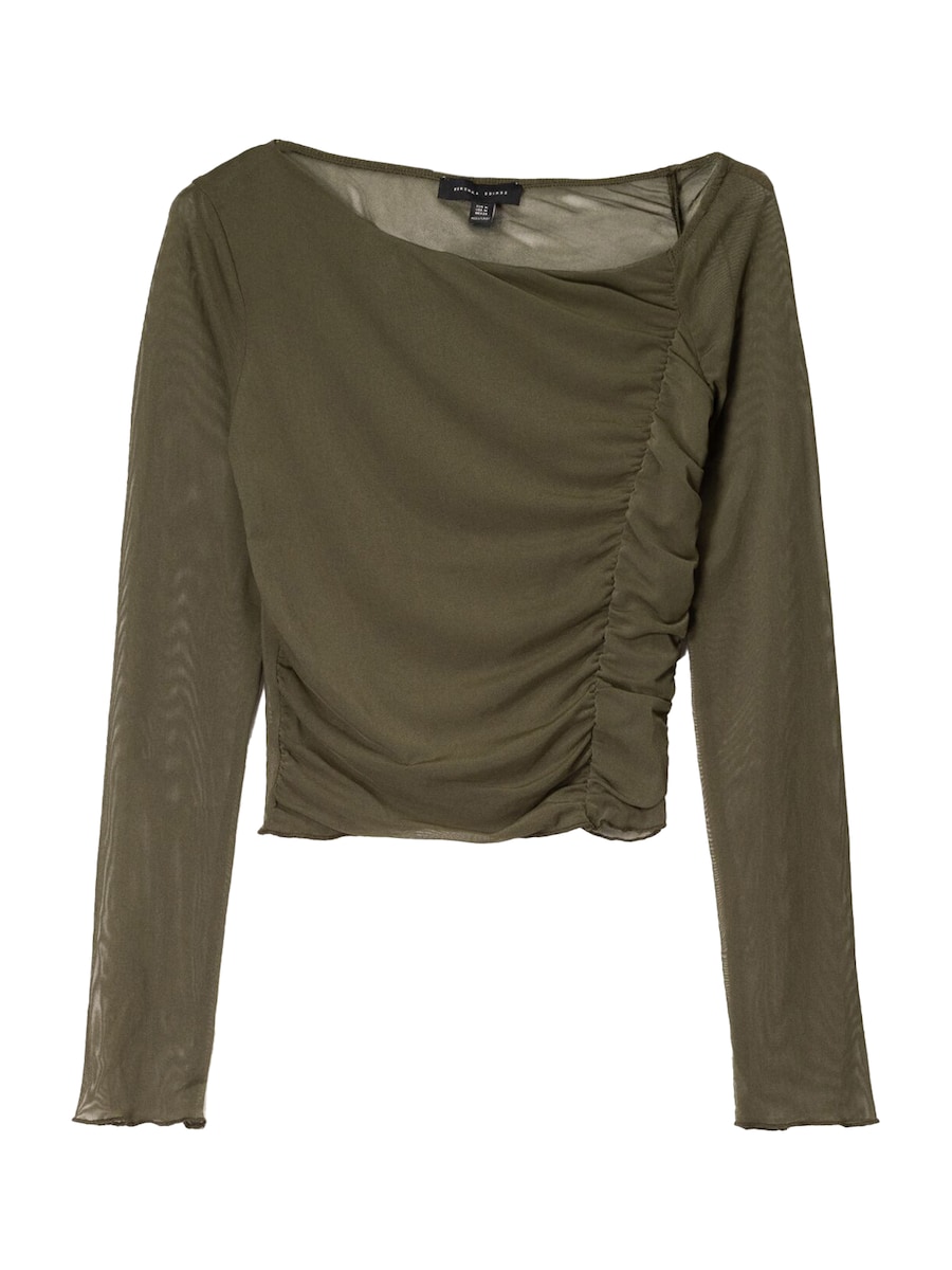 Блуза Bershka, хаки
Блуза Bershka, хаки
