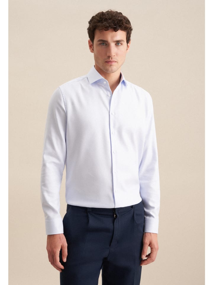 Деловая рубашка Comfort светло-синего цвета Seidensticker
Деловая рубашка Comfort светло-синего цвета Seidensticker