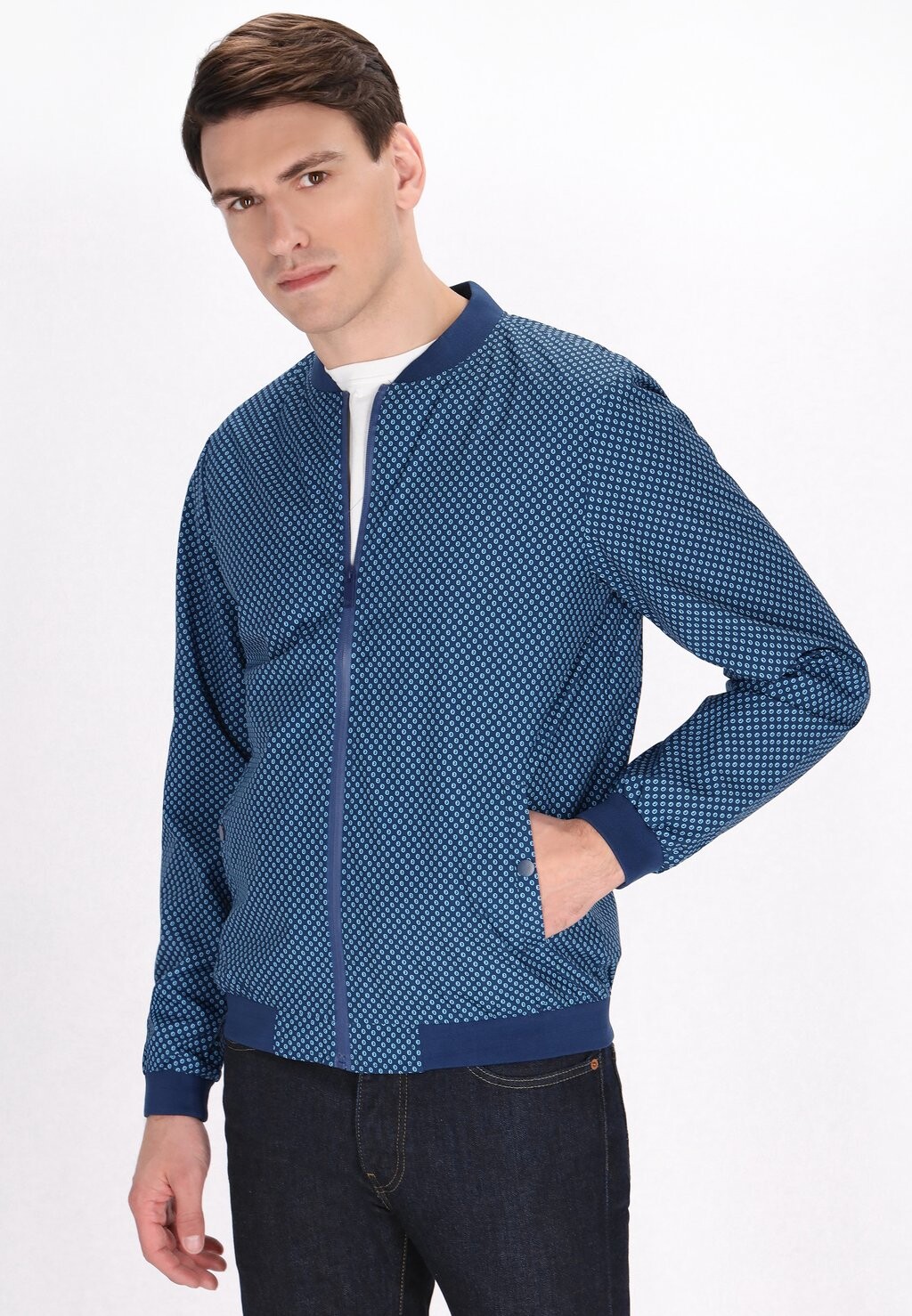 Куртка-бомбер Mo, синий
Куртка-бомбер Mo, синий